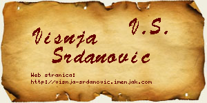 Višnja Srdanović vizit kartica